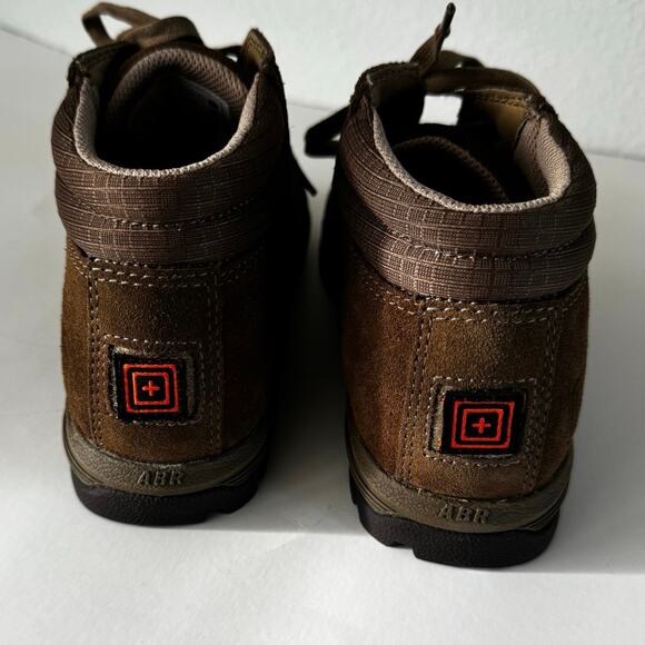 5.11  Ortholite Pursuit Chukka Dark Coyote-R Brown Men’s 7.5  Lace Up Work Boot - Picture 6 of 7